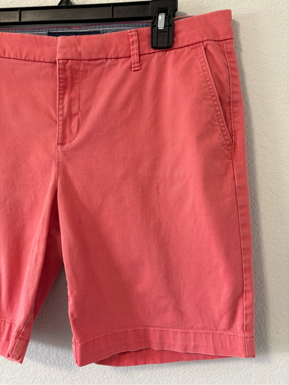 Tommy Hilfiger Womens Size 10 Coral Chino Shorts Stretch Cotton Preppy - Picture 3 of 10